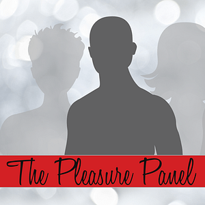 Silhouette of a man with red banner reading The Pleasure Panel