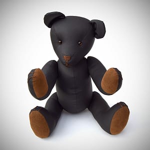 Black Kinky Teddy Bear with brown paws
